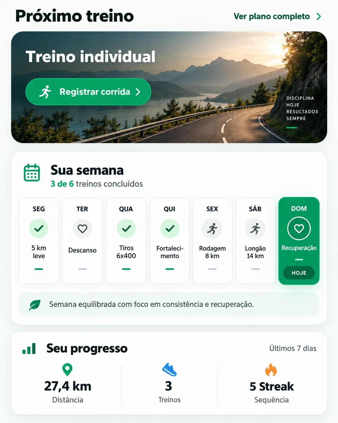 Experiência do aluno no Correvo